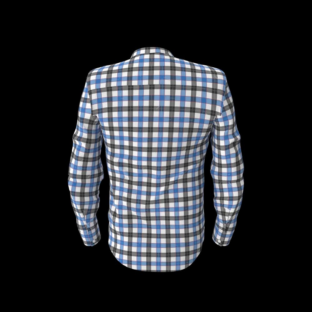 Blue & Black Check Shirt 2