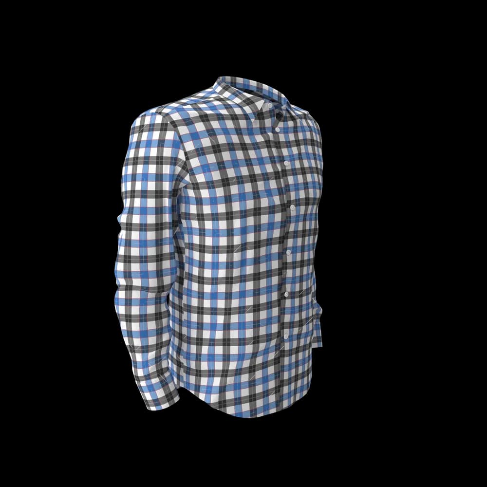 Blue & Black Check Shirt 3