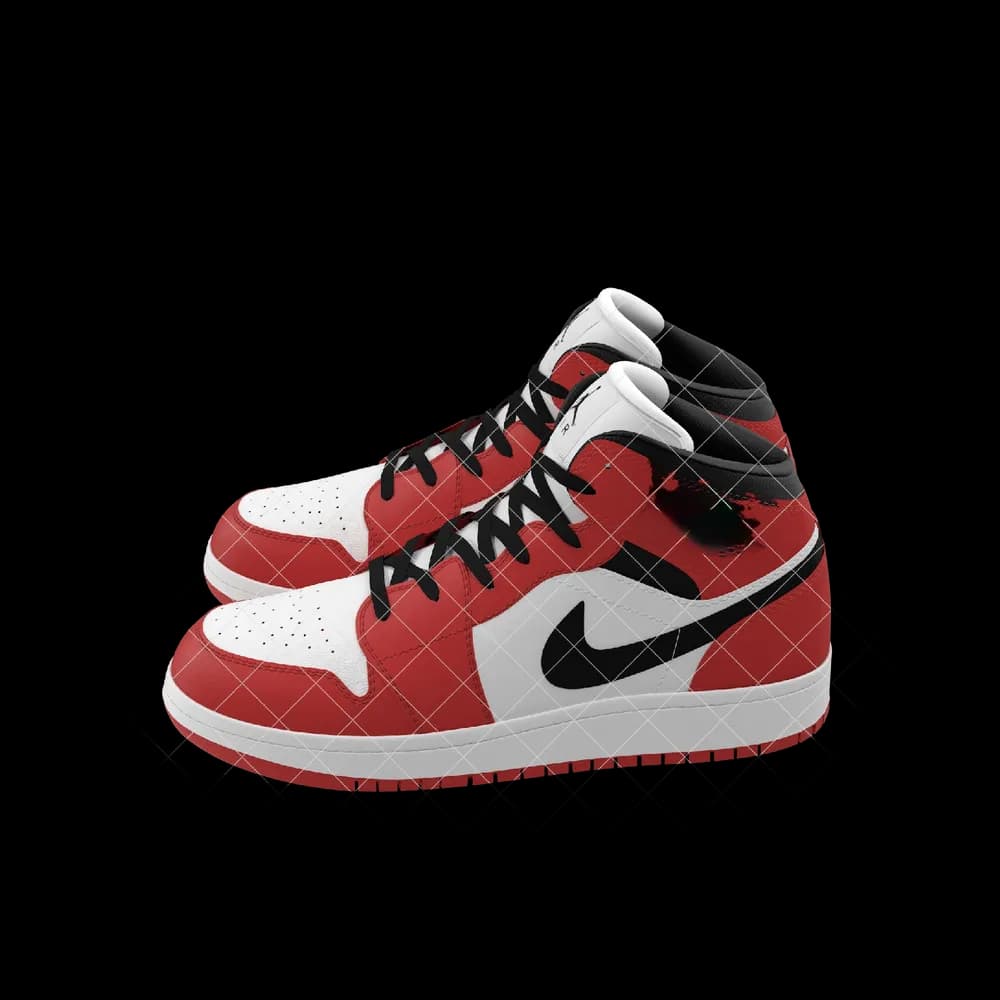 Nike Air Jordan 1 Red And Black 1
