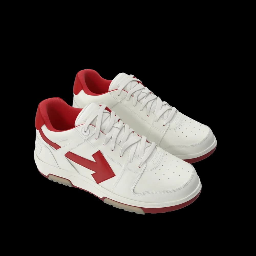 Sports Sneakers Off White & Red 1